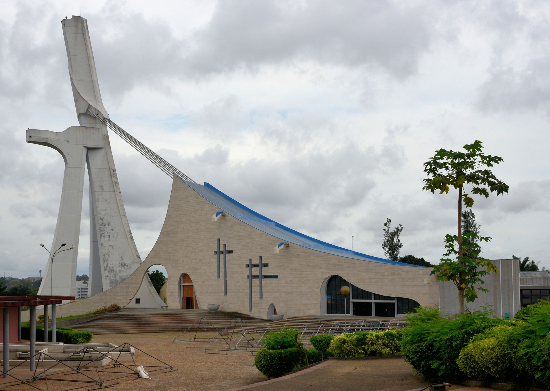 Cathedral of Saint Paul - western façade, Abidjan, Ivory Coast